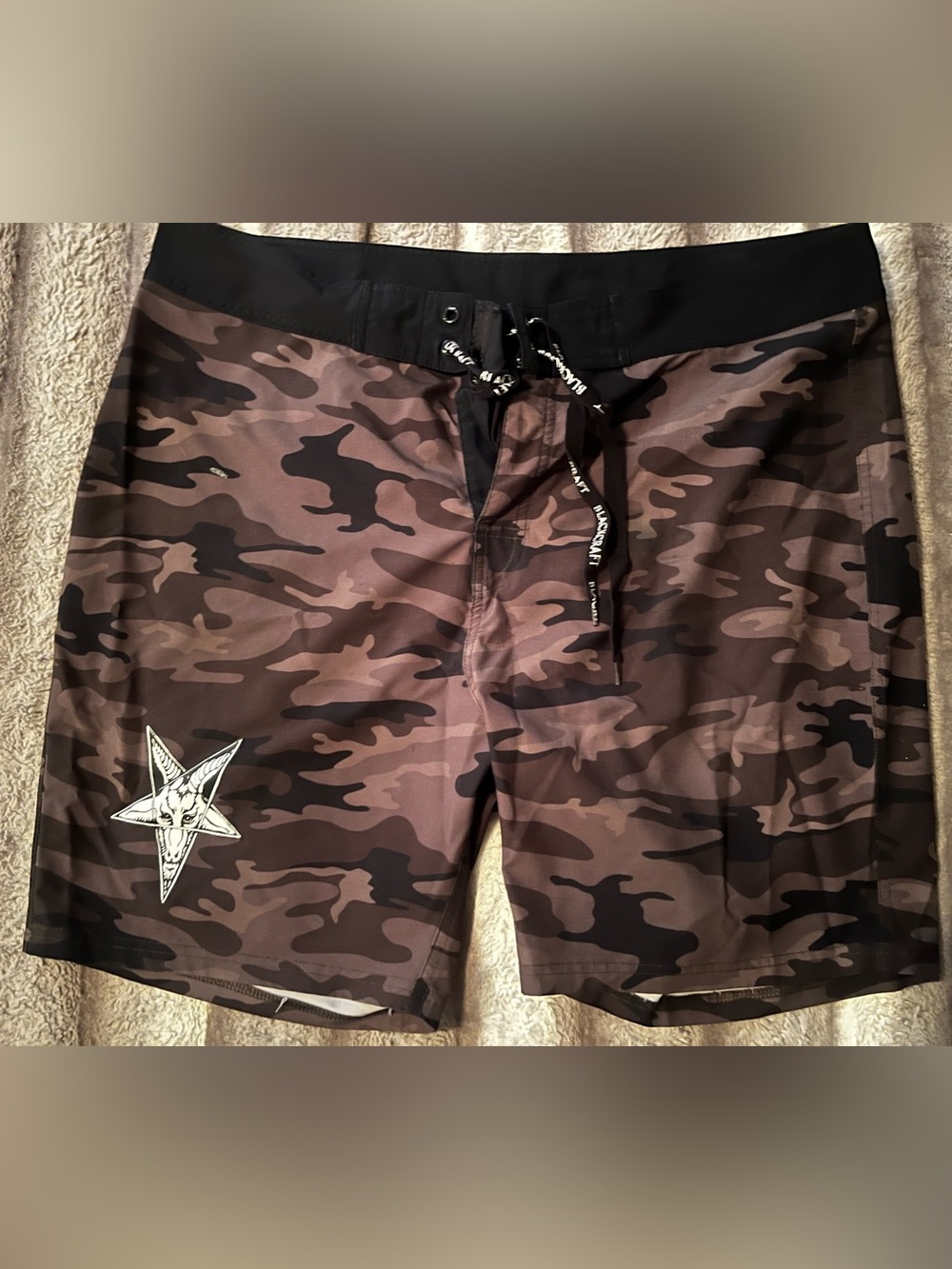 Blackcraft camo board shorts